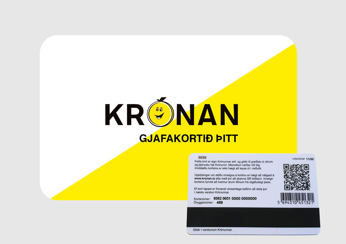 Gjafakort Krónunnar
