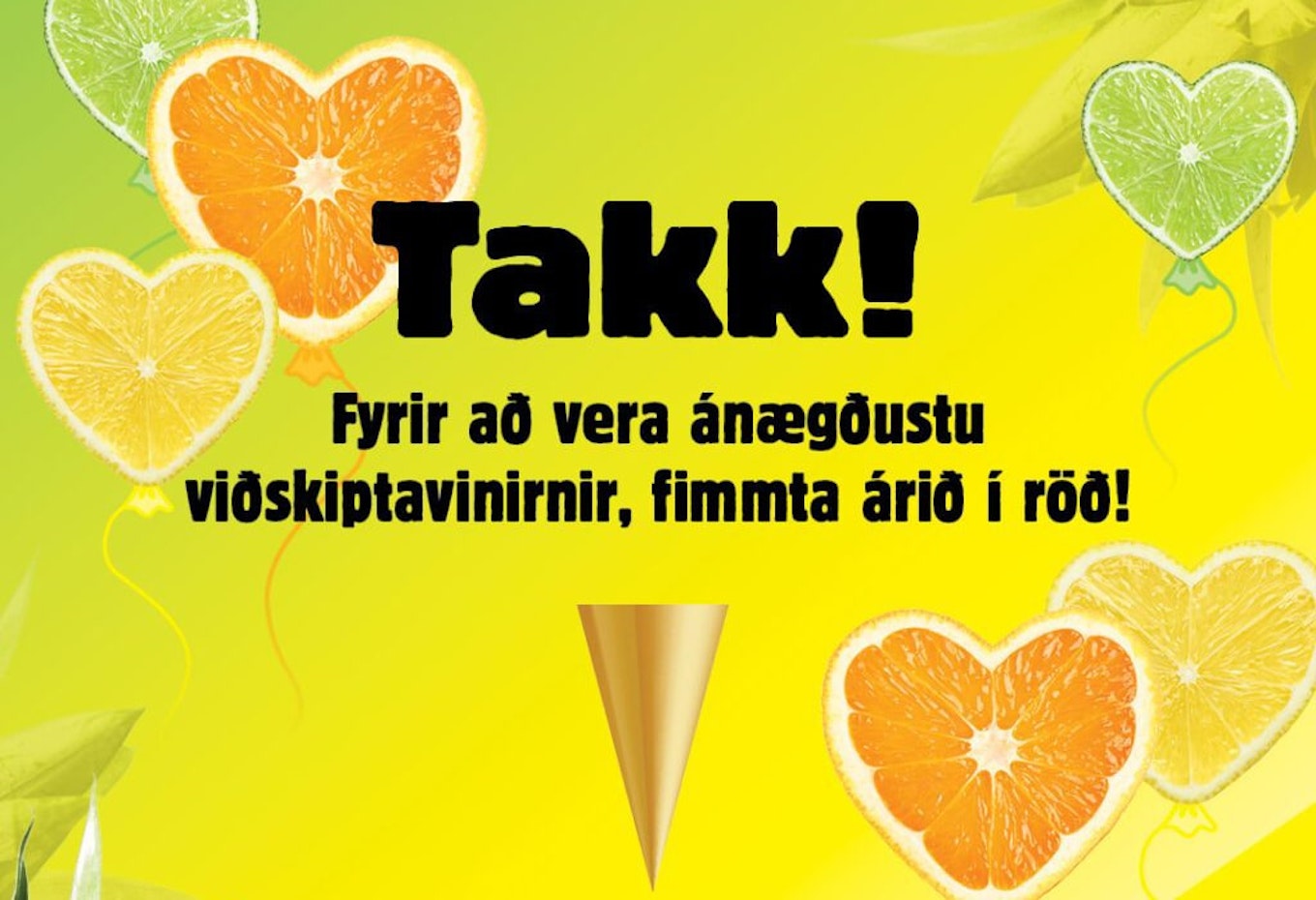 Takk – fimmta árið í röð