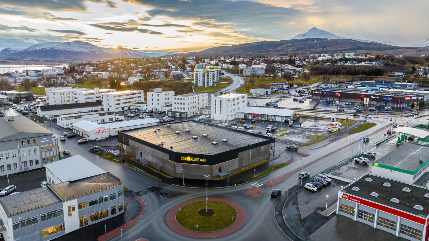 Krónan Akureyri - yfirlitsmynd