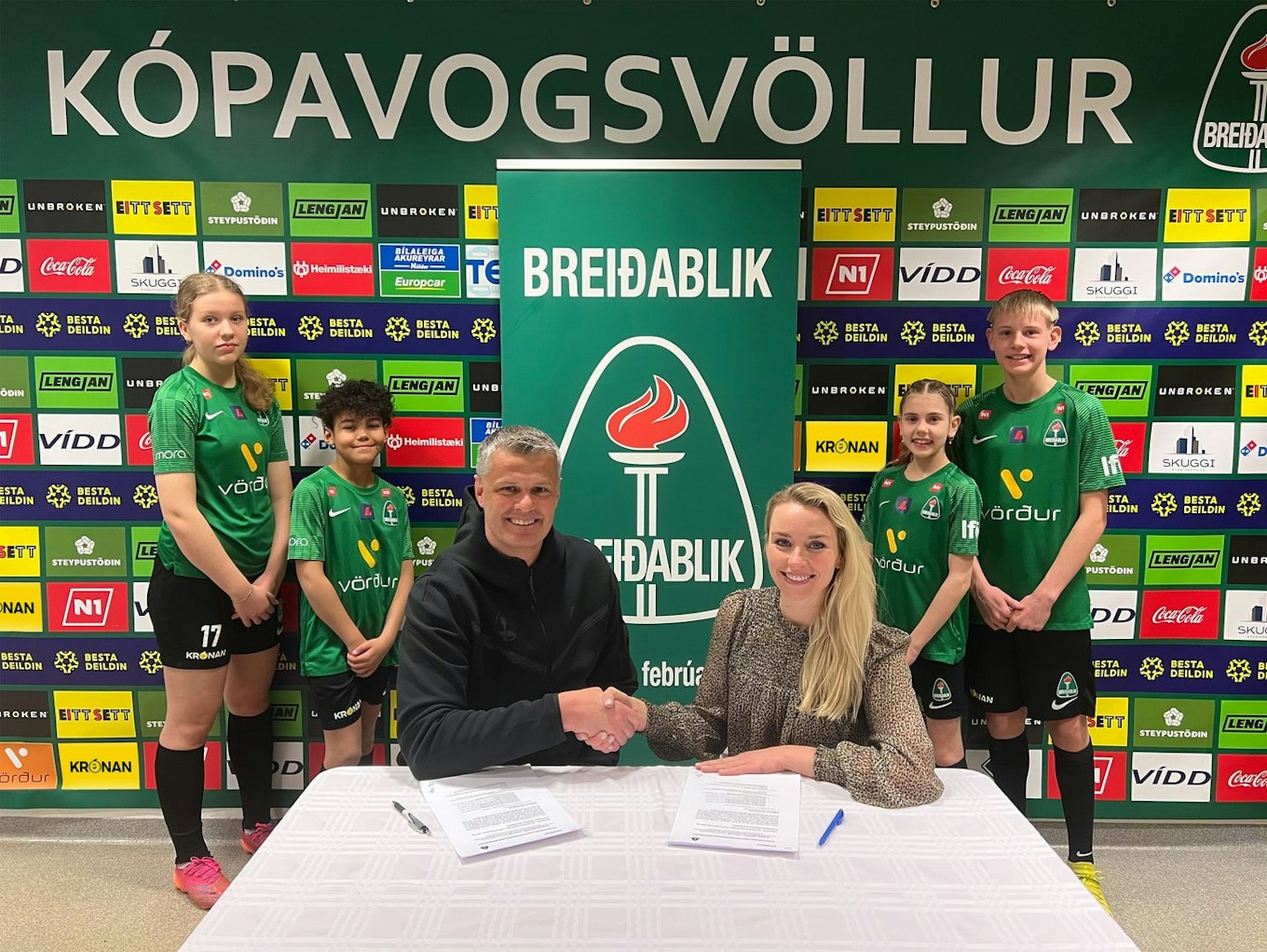 Áframhaldandi samstarf Breiðabliks og Krónunnar