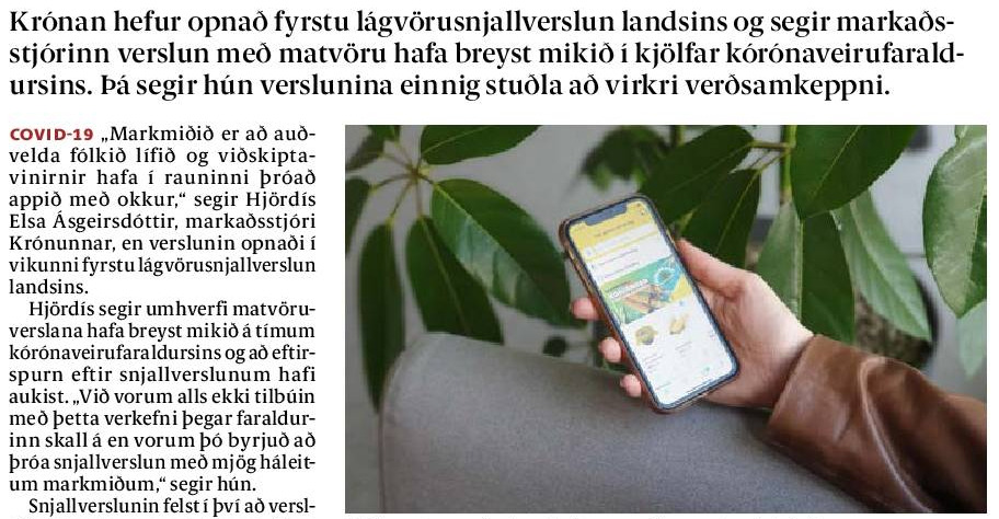 Snjallverslun opnar