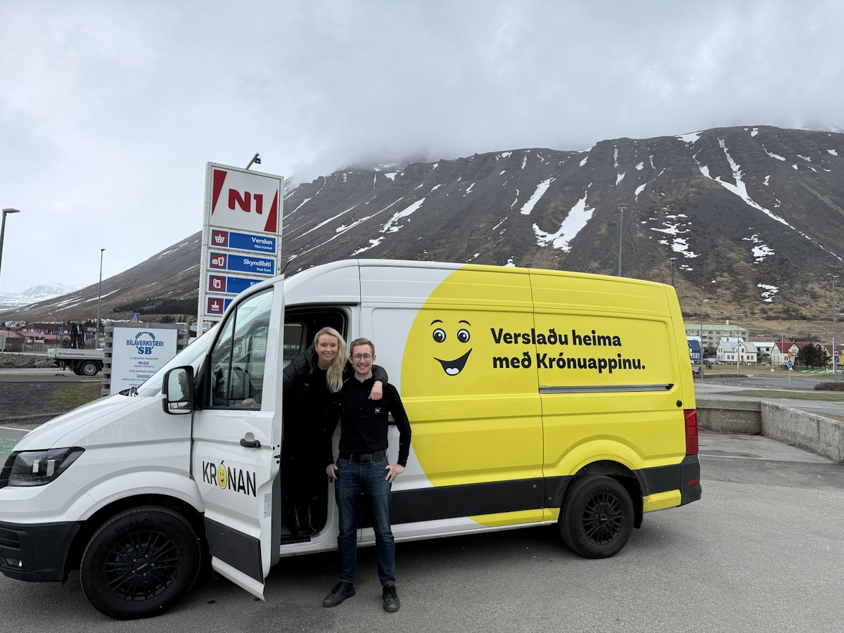 Krónan sendir frá Akranesi til Ísafjarðar