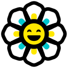 Merki icon af blómi