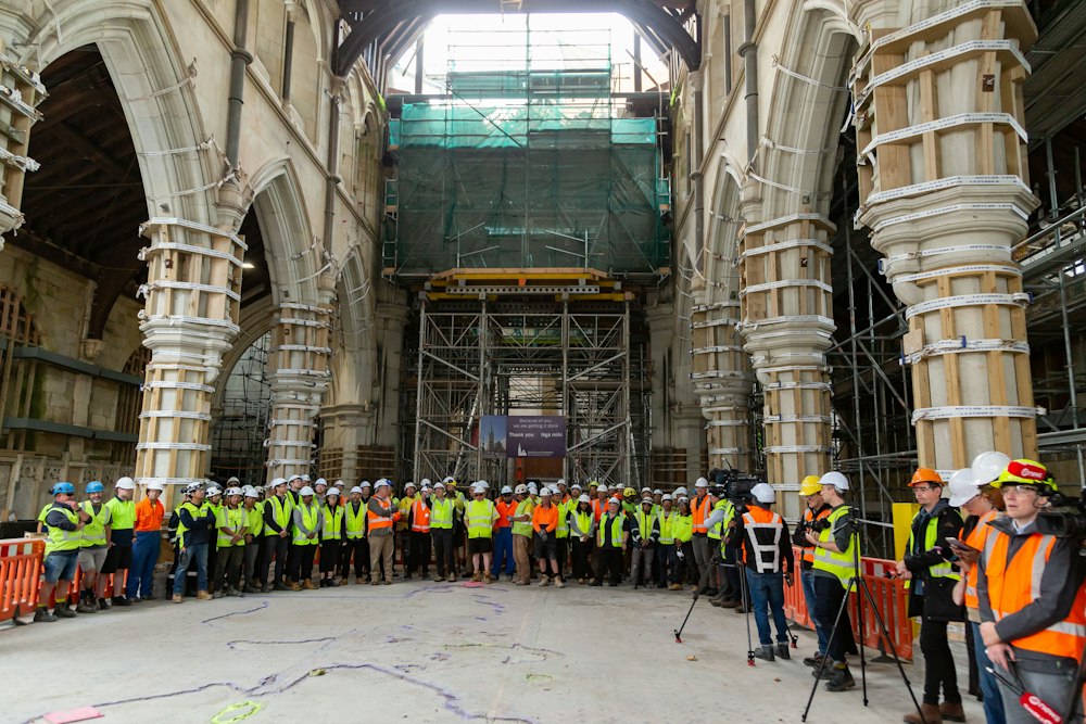 We’re inside! Stabilisation is complete.