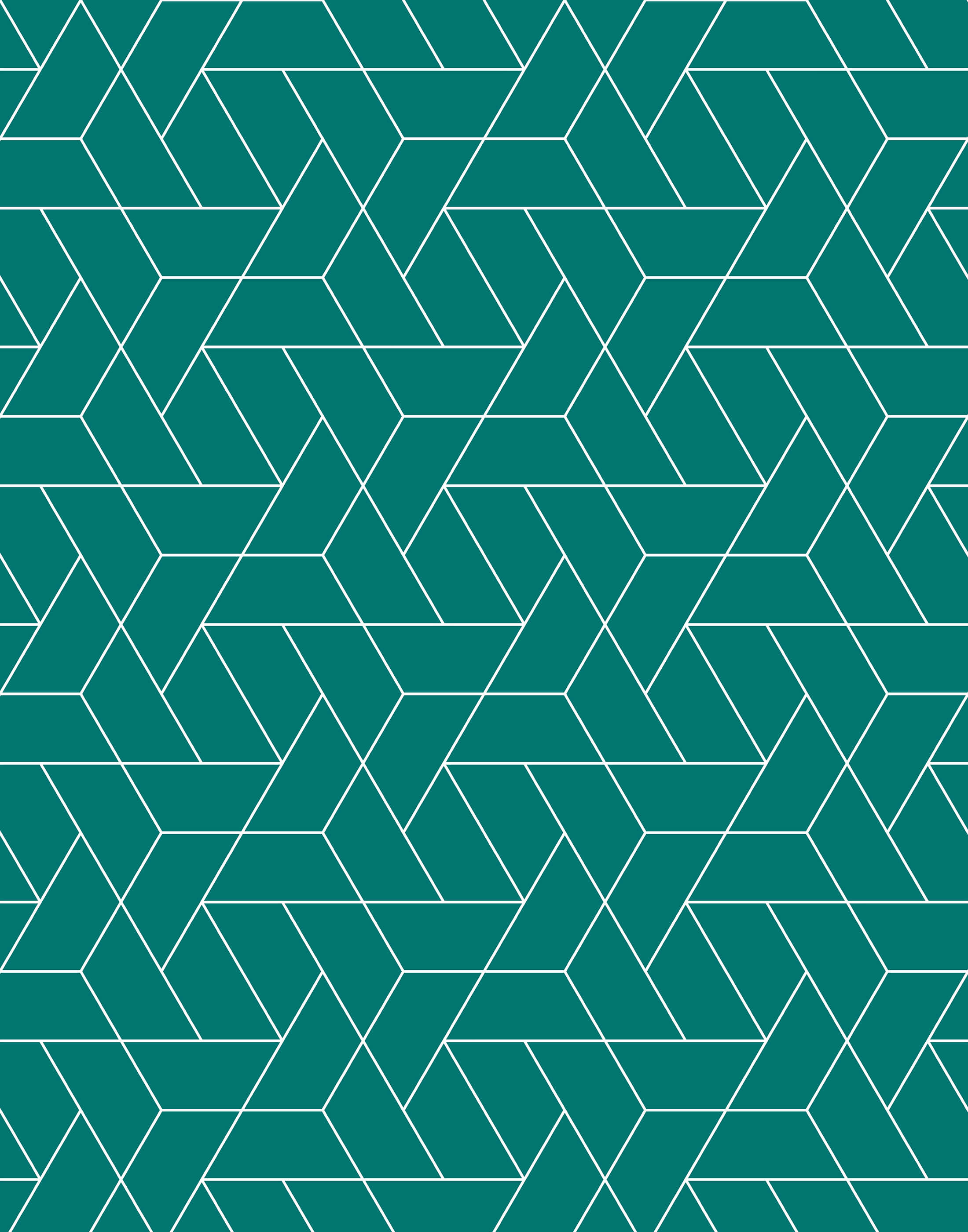 Teal Wallpaper  Geometric Floral  Plains