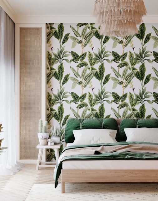 Tropical Wallpaper | Vibrant Leaf & Plant Designs | Bobbi Beck