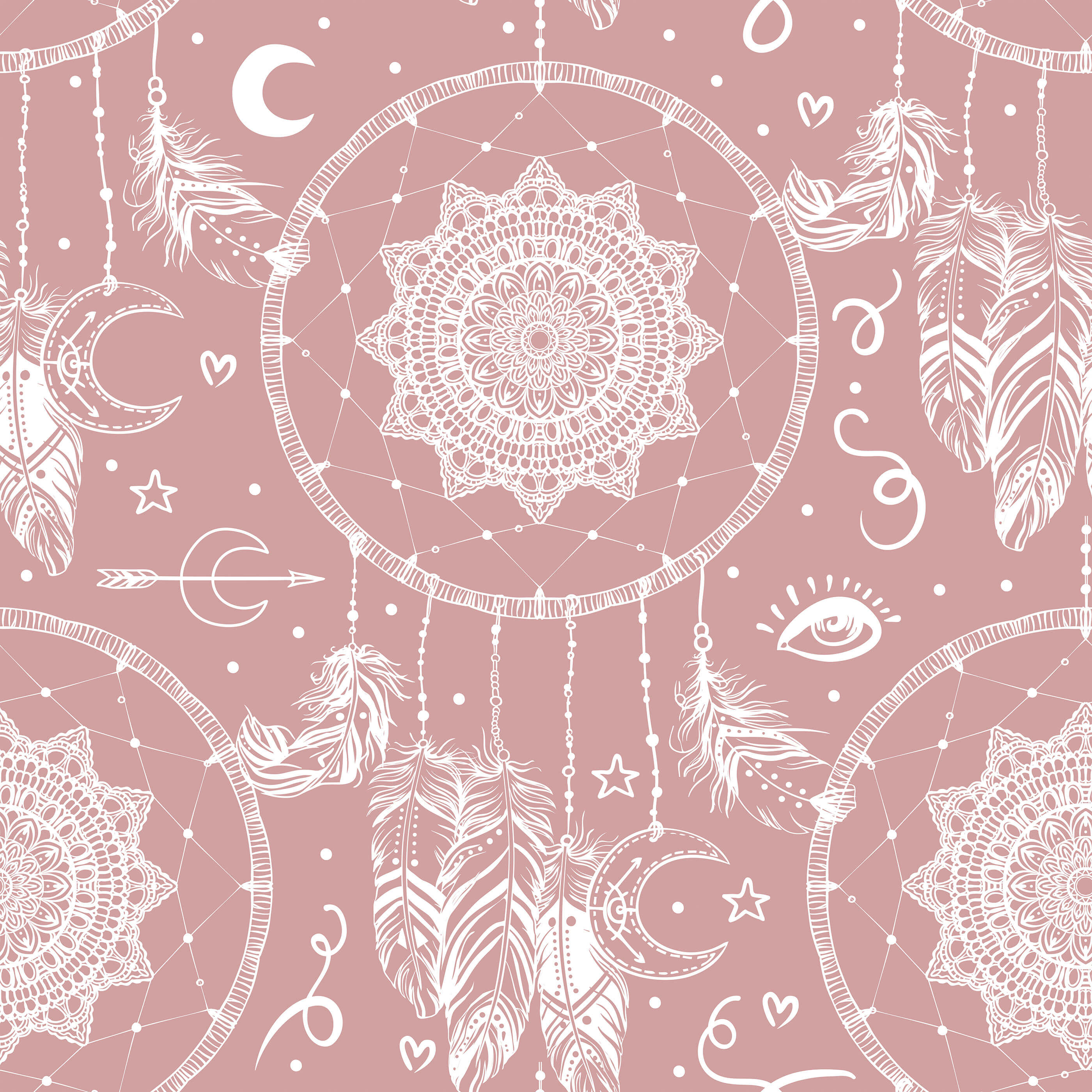 Dreamcatcher Wallpaper for Walls | Bobbi Beck
