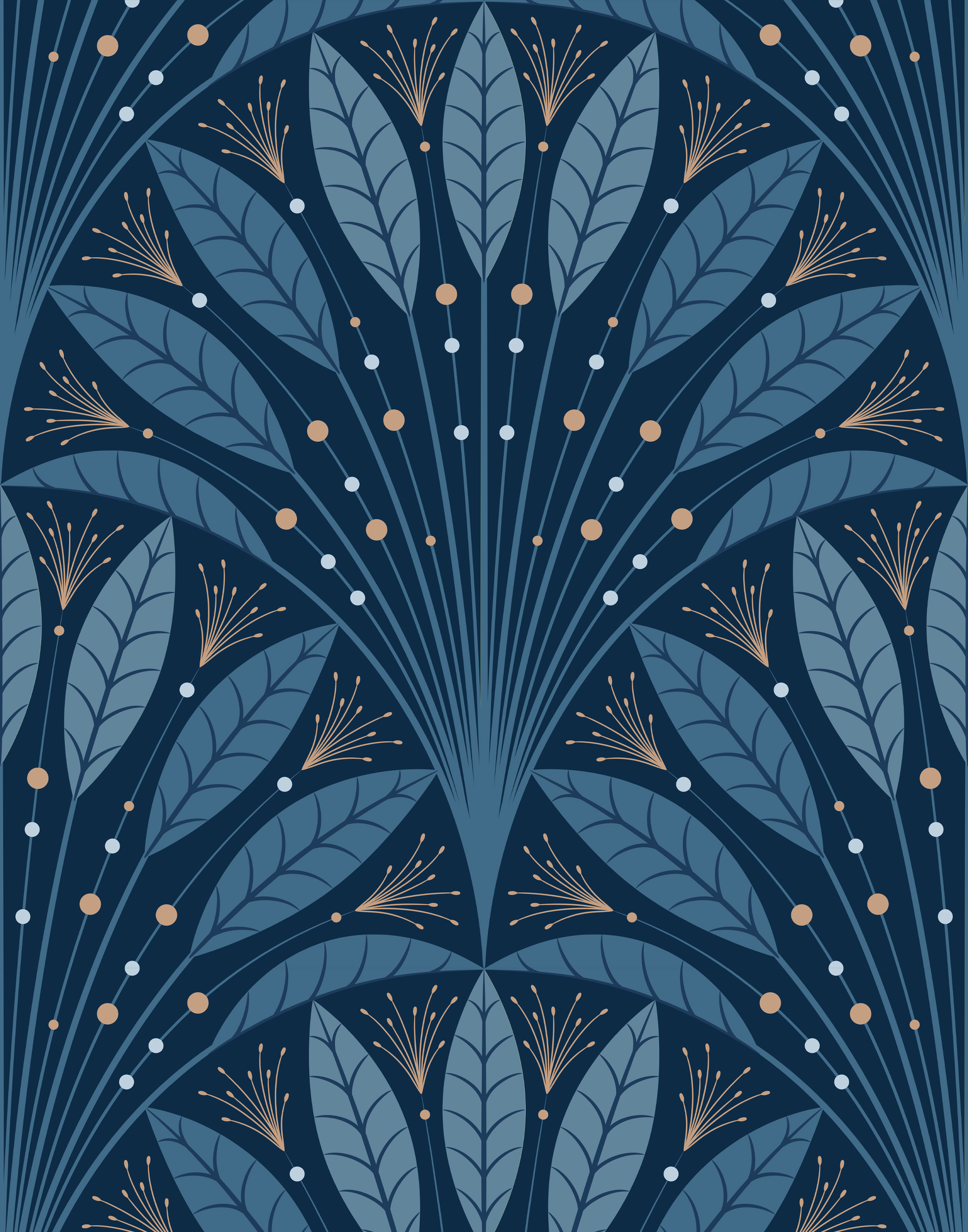 Blue shop wallpaper designs