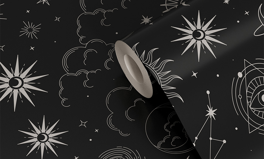 Menu Black and white