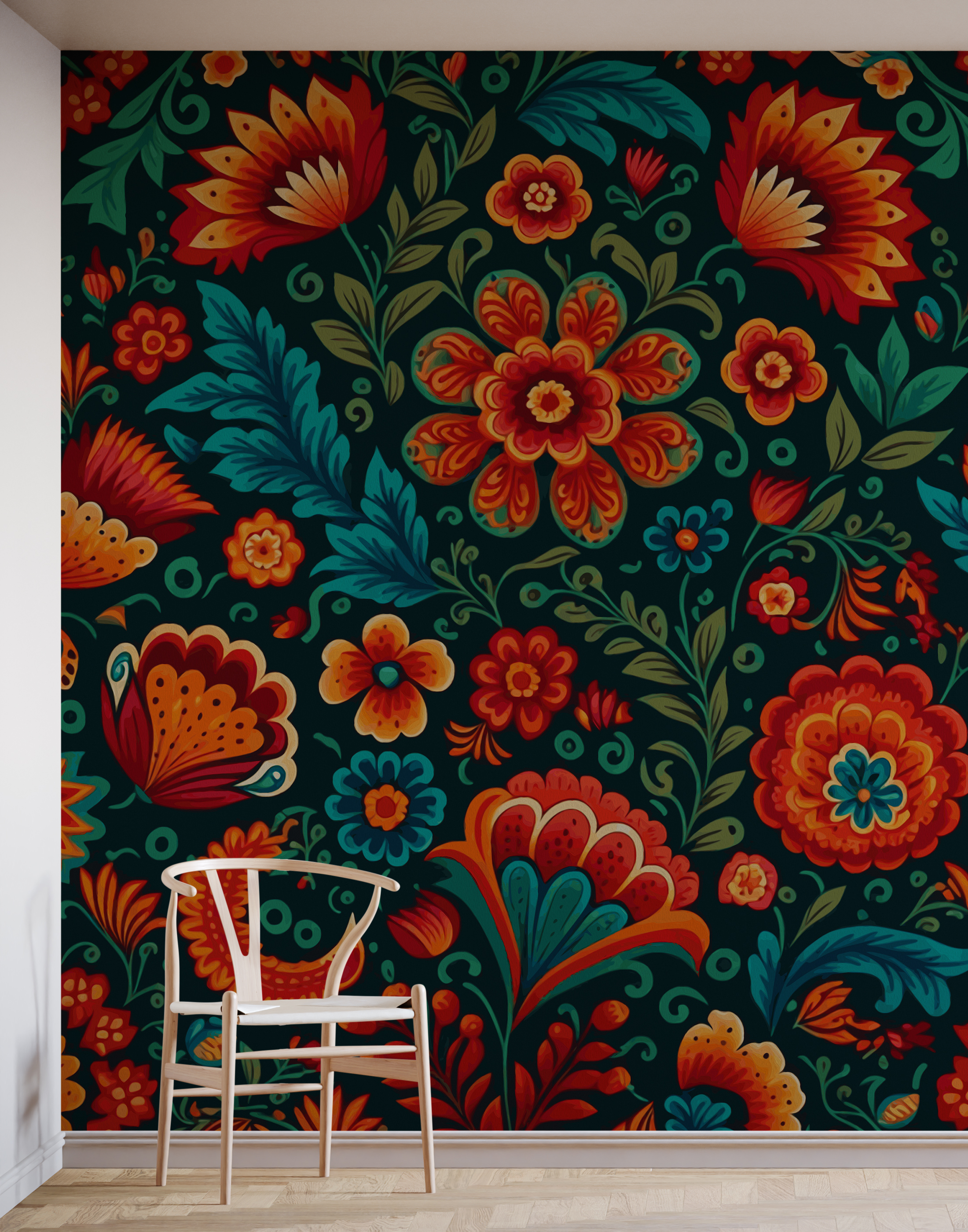 Small Prints by Galerie Trailing Floral Wallpaper G56649