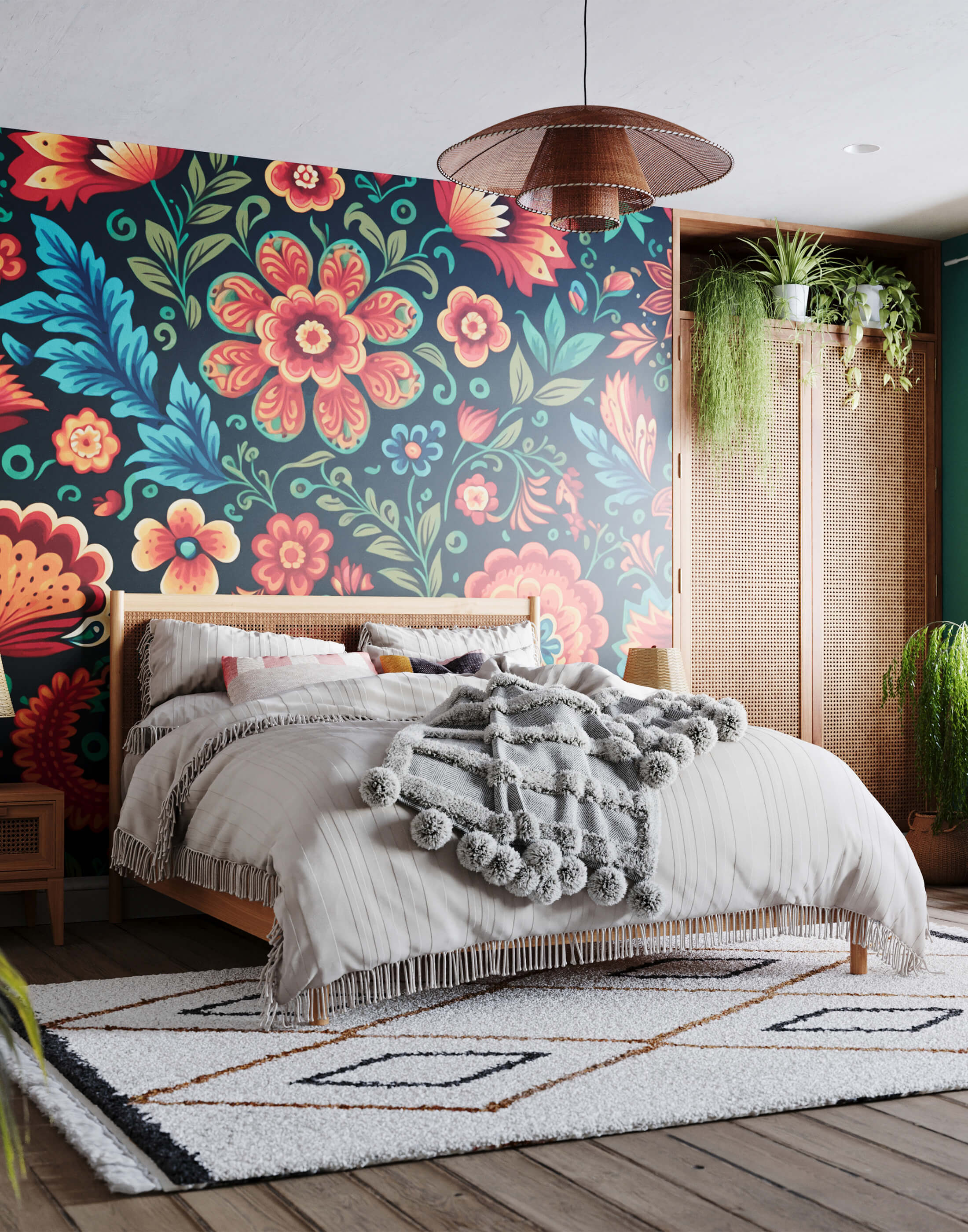 Bright Floral Wallpaper for Walls  Bract