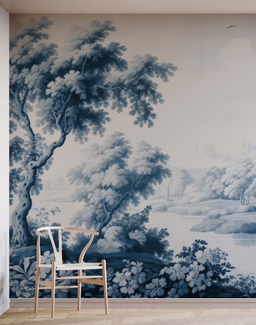 toile de jouy wallpaper