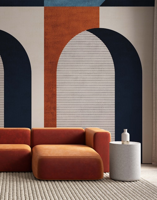 Bauhaus Arch Wallpaper