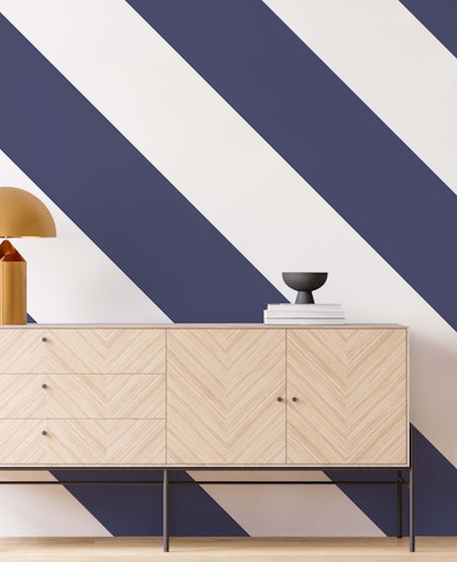 diagonal stripe wallpaper