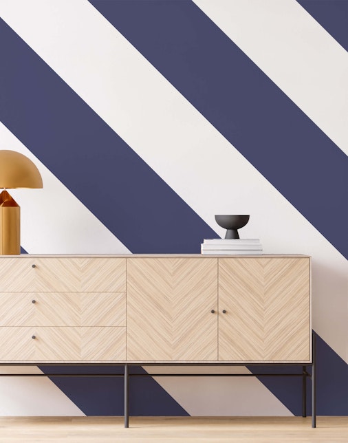 diagonal stripe wallpaper