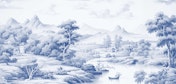 toile de jouy wallpaper