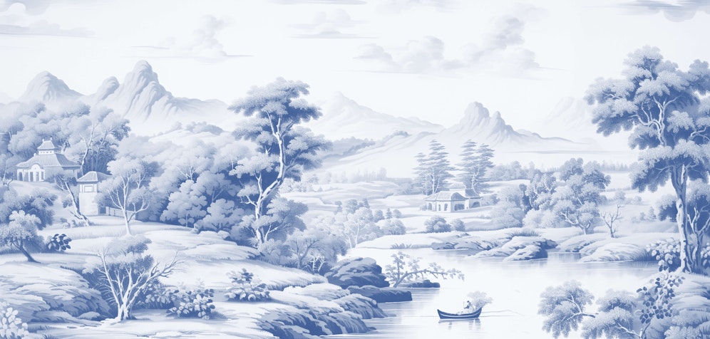 toile de jouy wallpaper