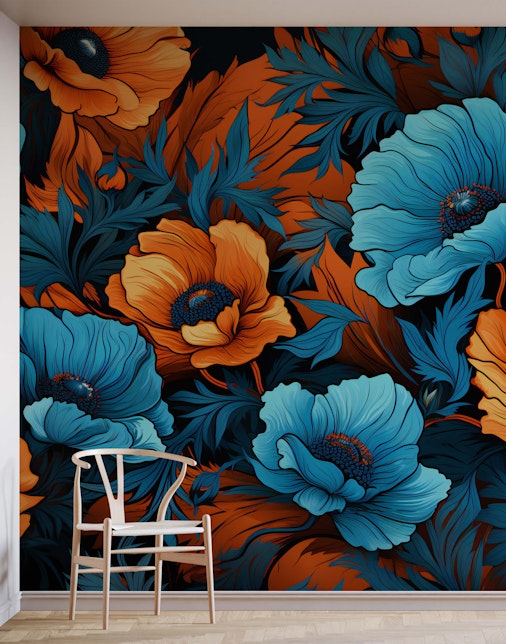 floral wallpaper