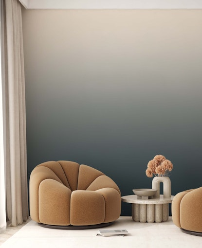 teal ombre wallpaper