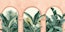 Tropical Arches Wallpaper Mural
