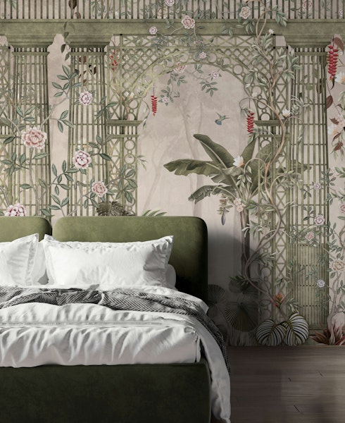 Tropical Arches Wallpaper Mural