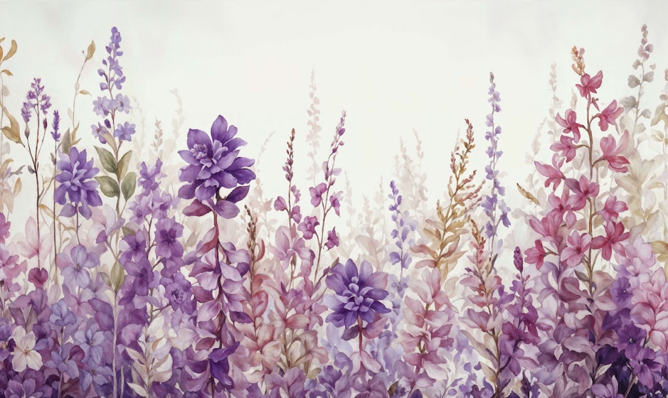 purple flower wallpaper