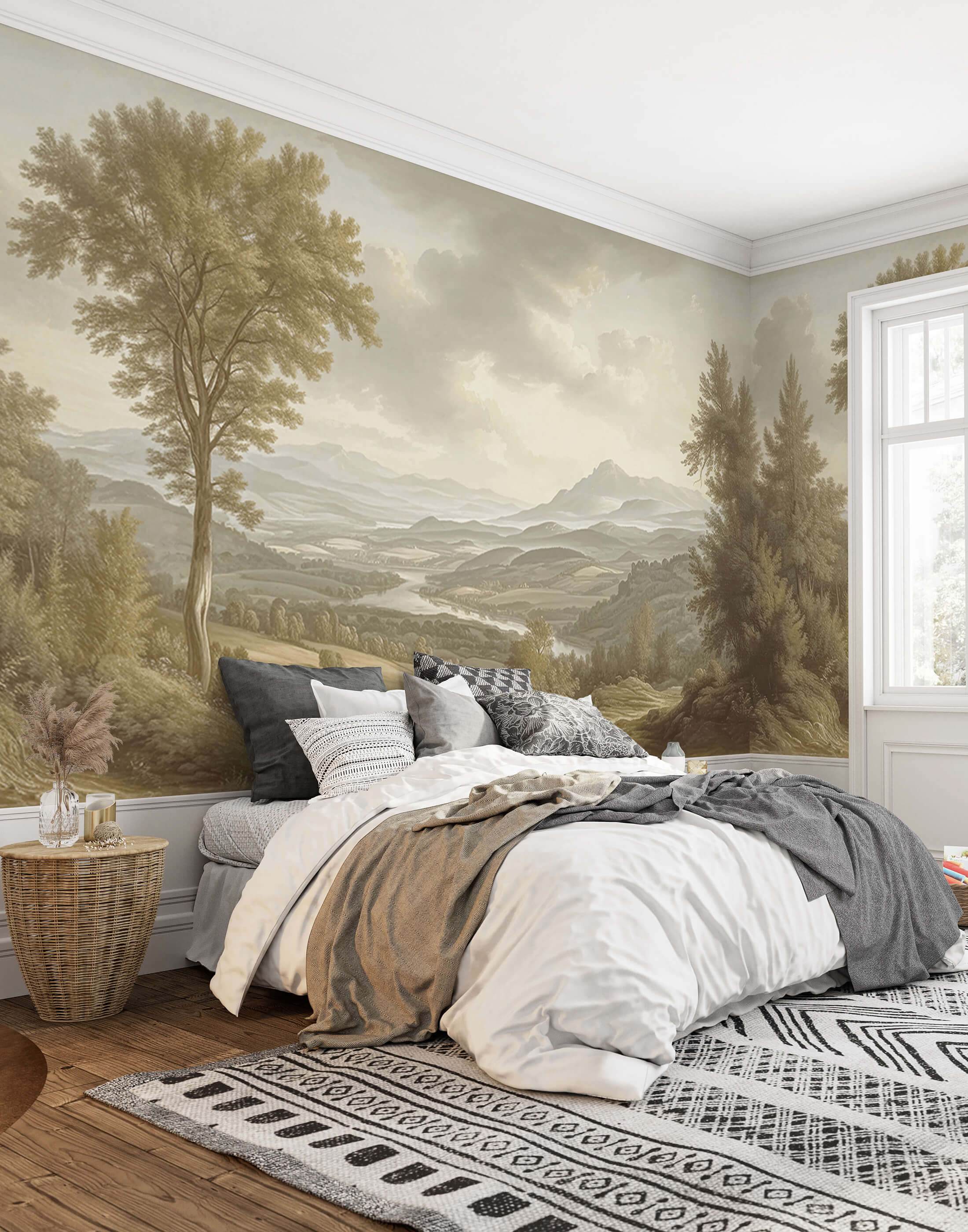 Wall paper design for room discount