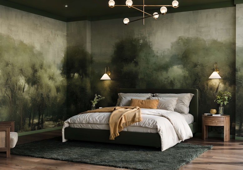 Forest Bedroom Wallpaper