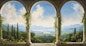 Arch Landscape Wallpaper Mural