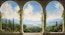 Arch Landscape Wallpaper Mural