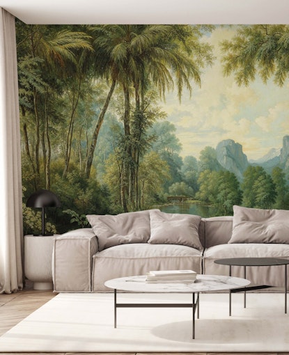 Panoramic Rainforest Wallpaper Mural