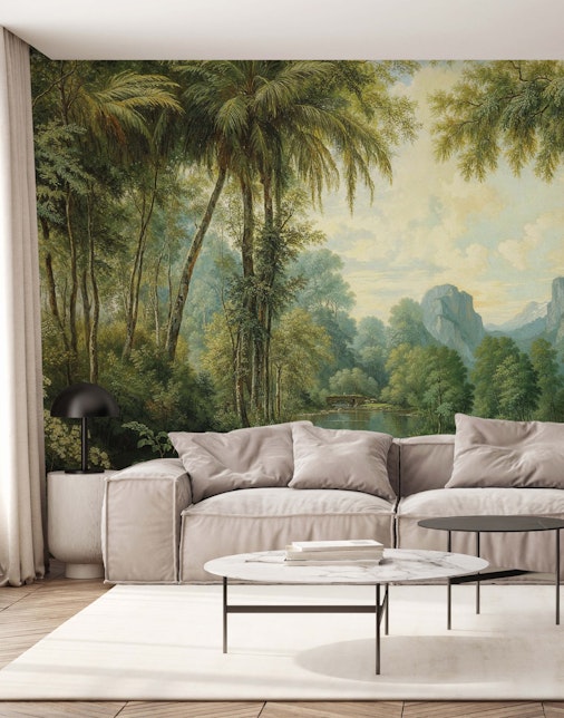 Panoramic Rainforest Wallpaper Mural