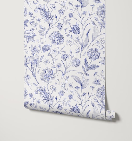 Detailed Floral Wallpaper