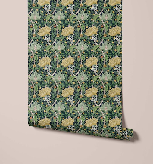 papier-peint-floral-vin