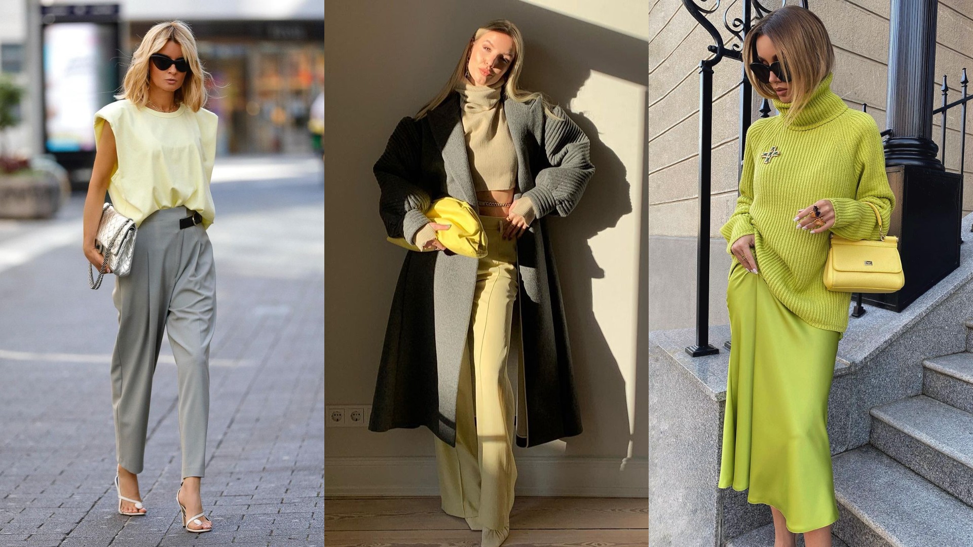 Yellow grey outfit hotsell