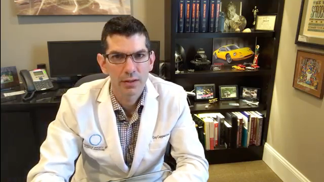 video still of Dr. Cappuccino talking about NeoGraft hair restoration