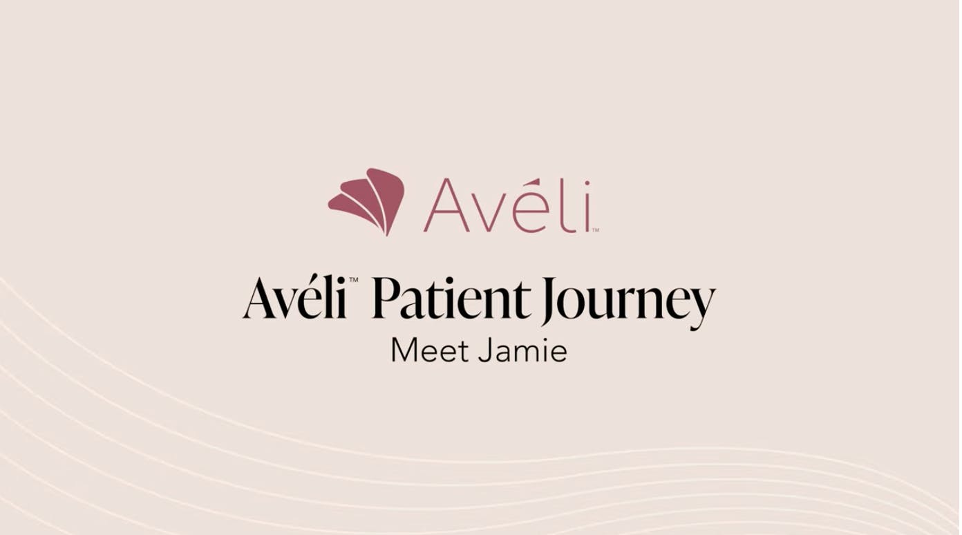 screenshot of the Aveli patient journey - meet jamie