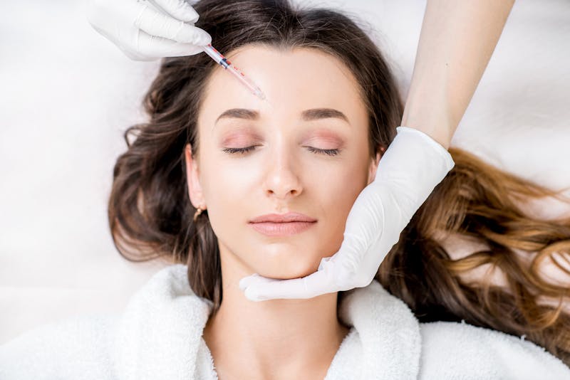 young botox patient