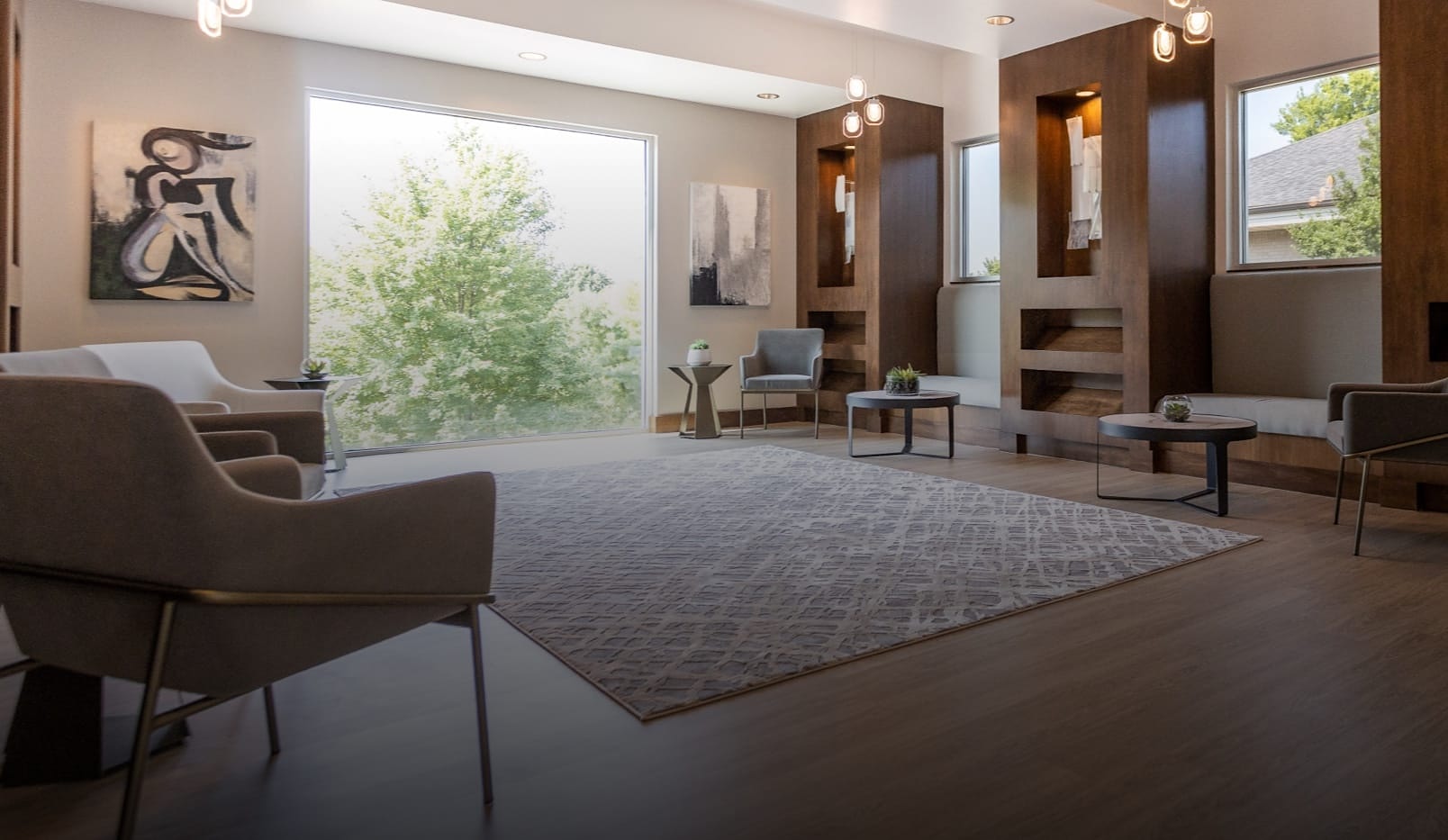 Shah Plastic Surgery Waiting Lobby