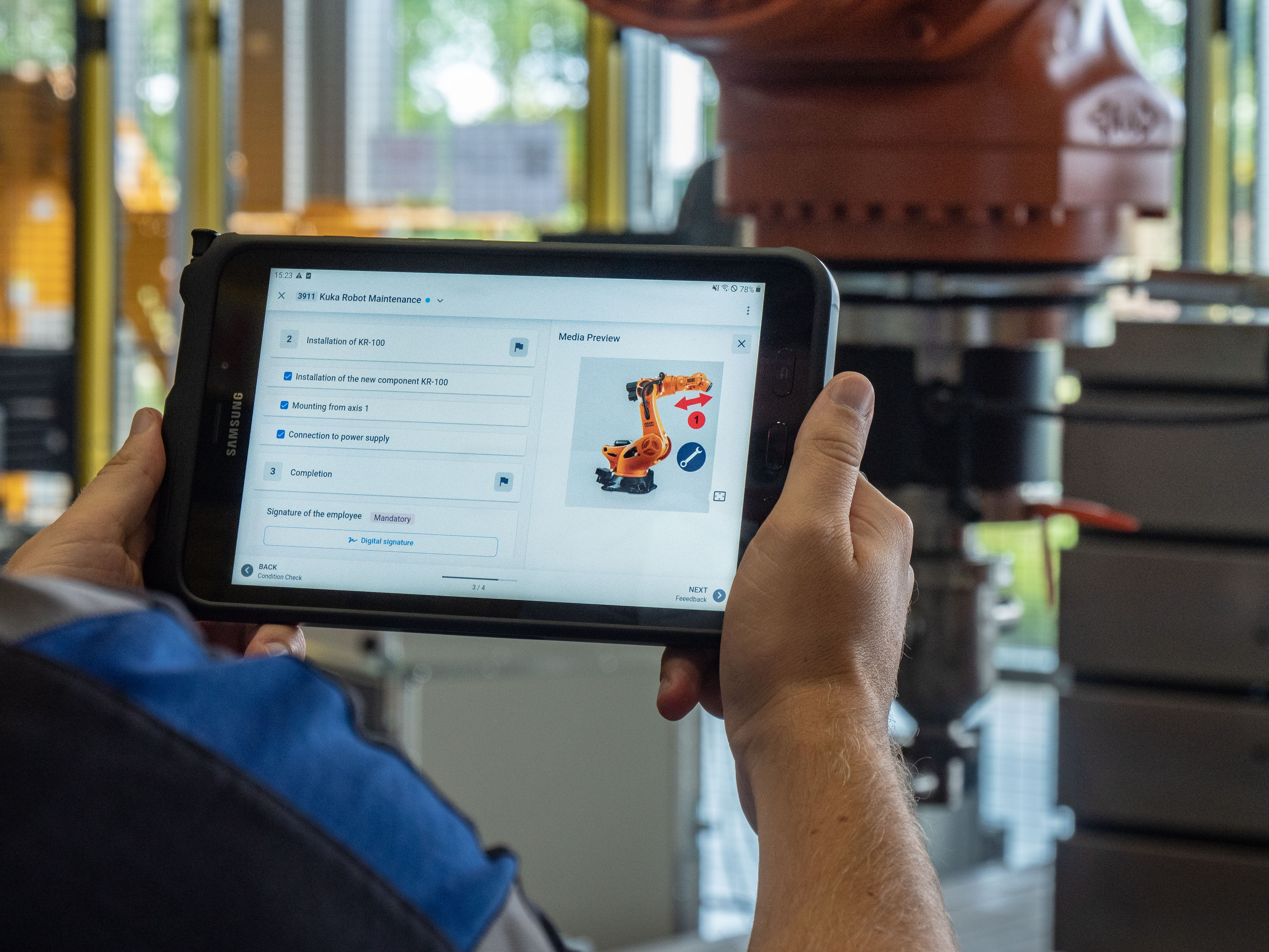 Industry 5.0 in practice: Intuitive and connected work