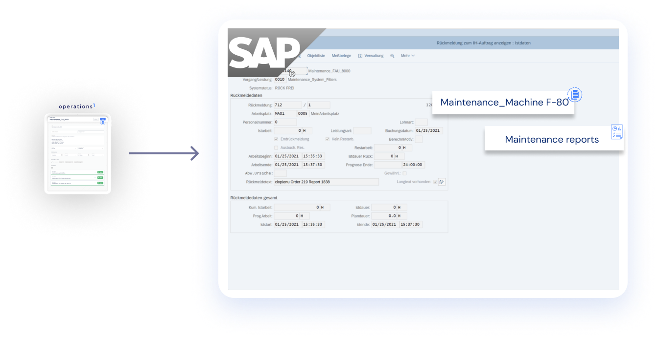 operations1 SAP feedback