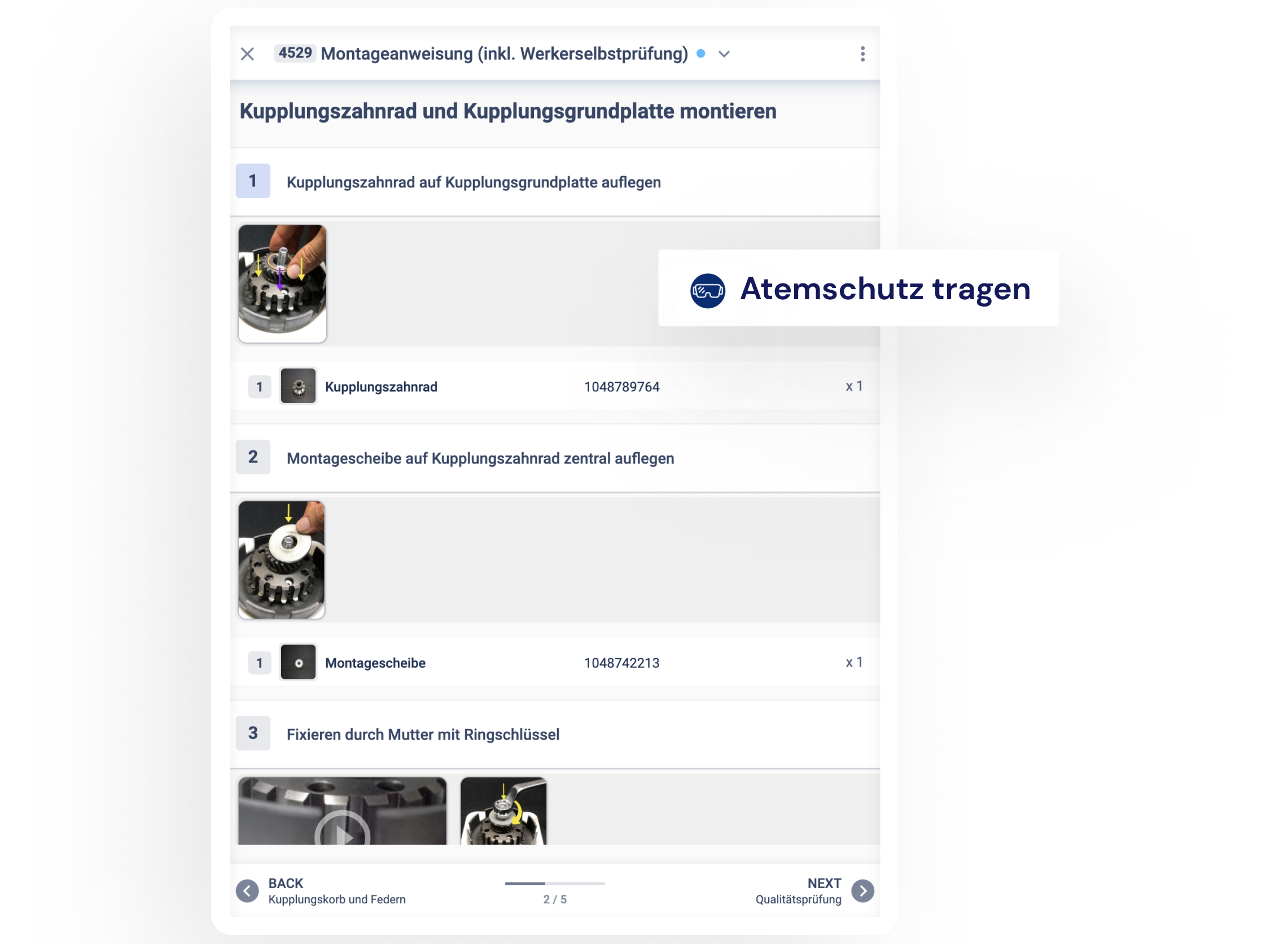 Montage- und Fertigungsanleitung intelligent bereitstellen