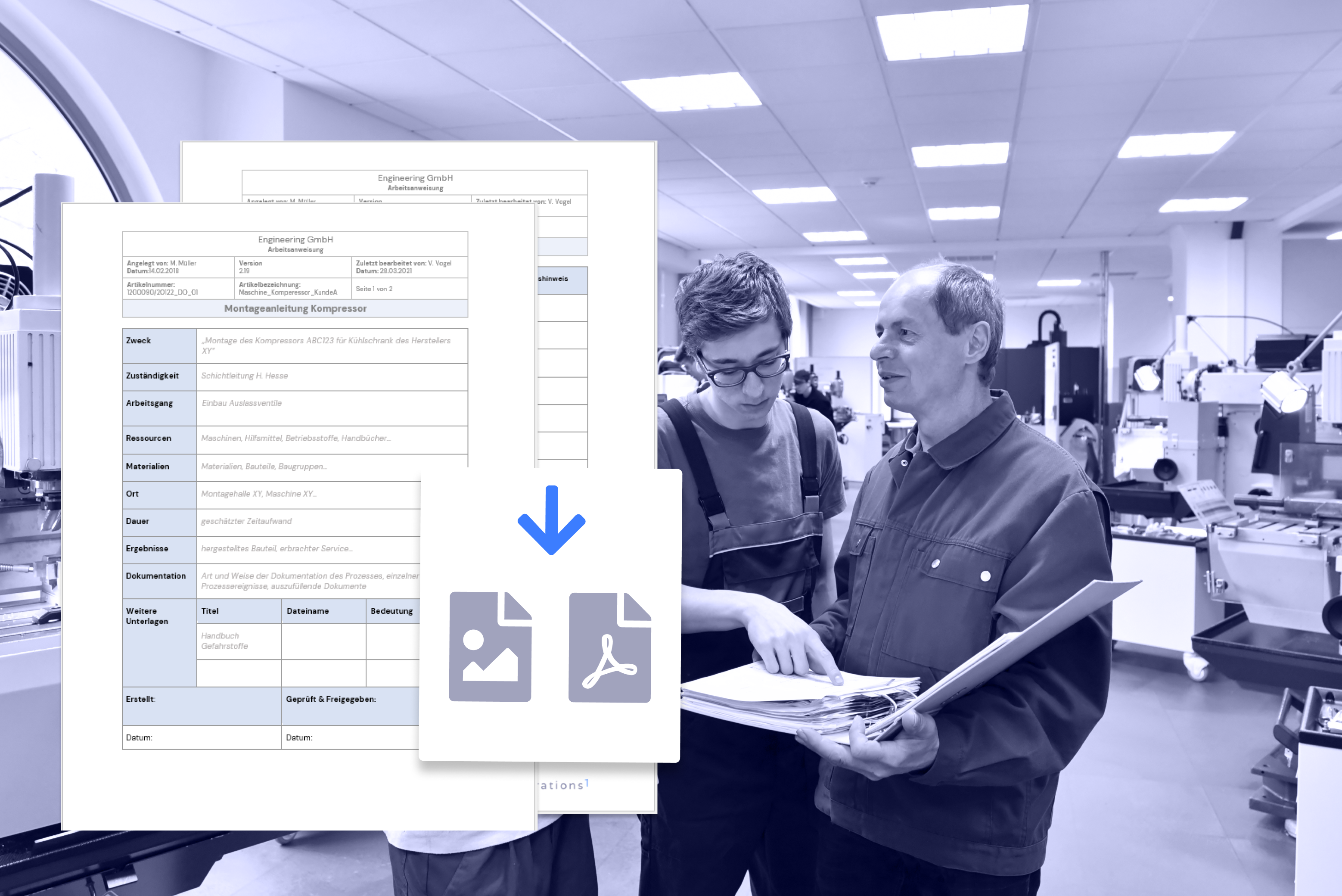 einfaches Word-Template für Arbeitsanleitungen