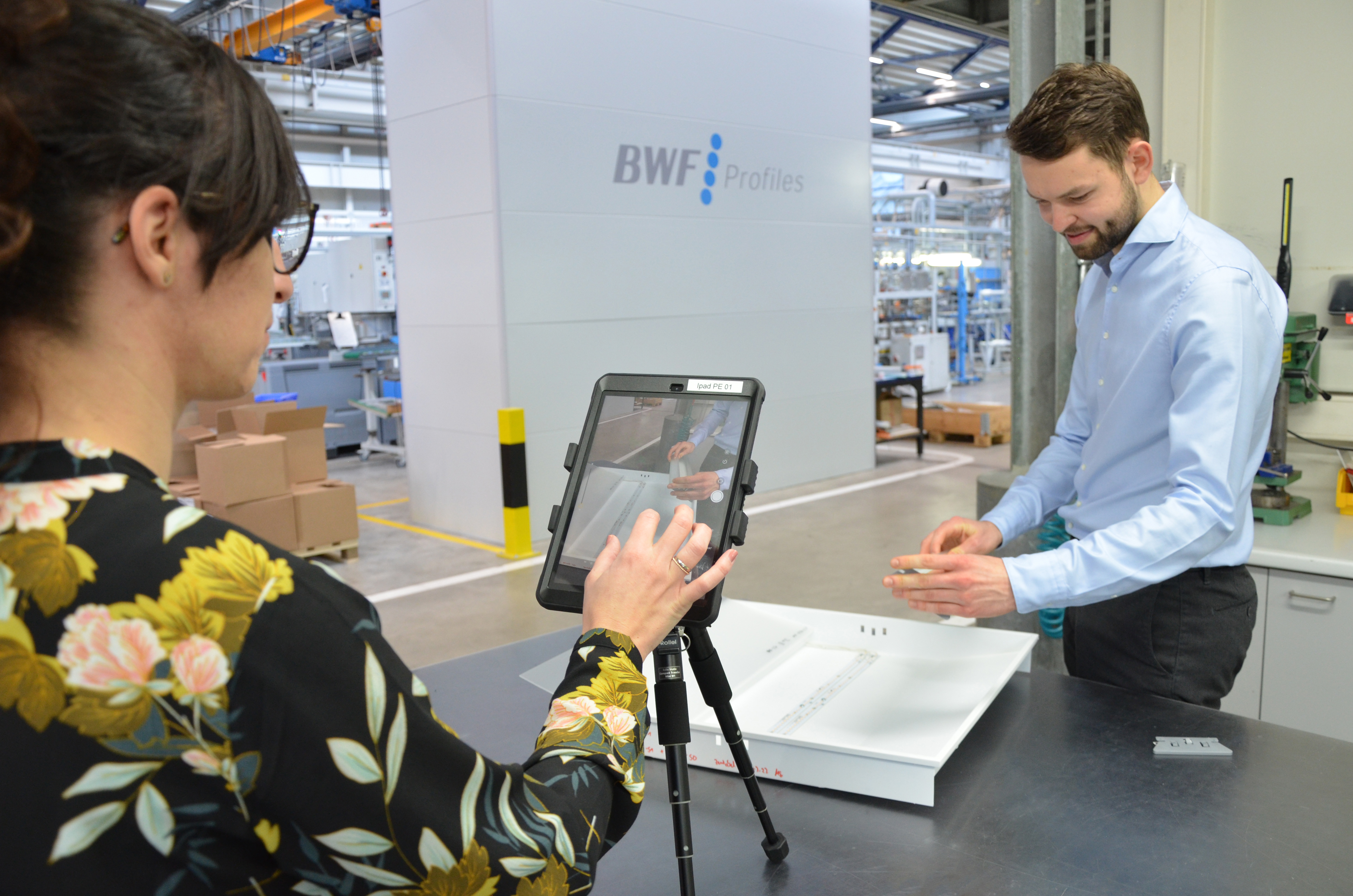 Operations1 auf dem Shopfloor bei BWF Profiles im Einsatz