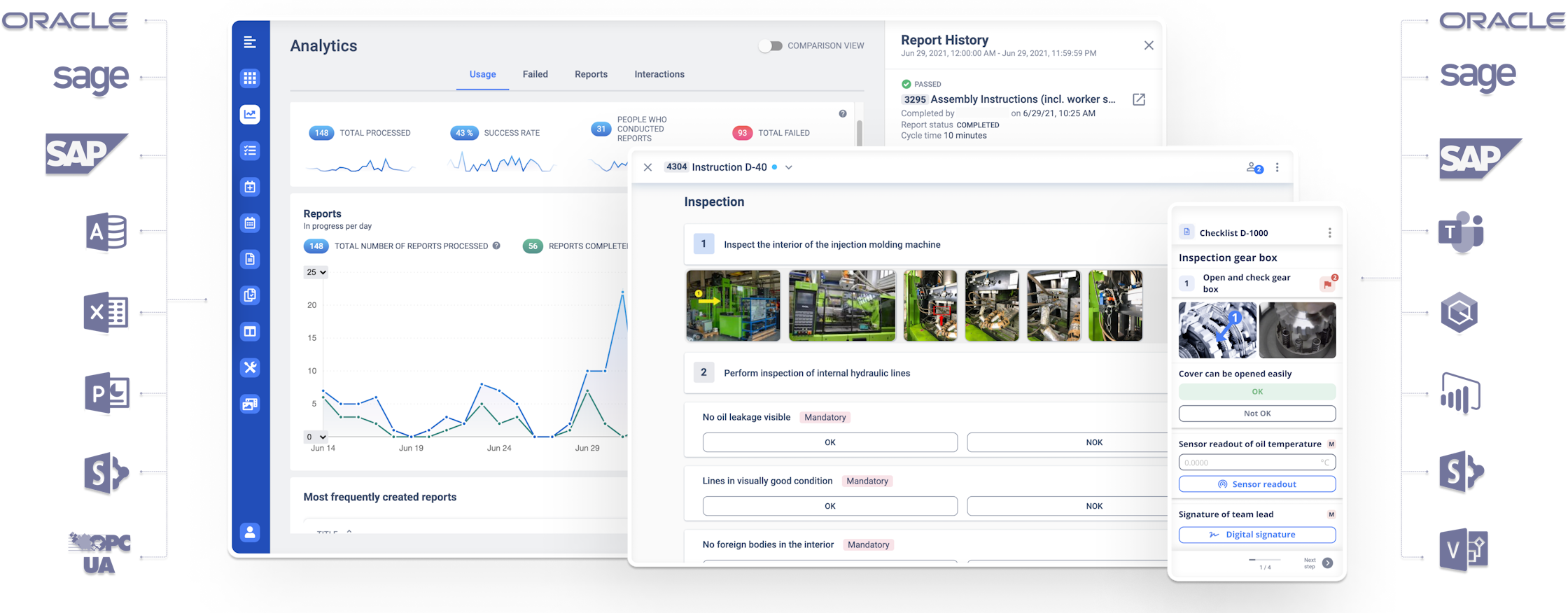 Software for digital assembly documentation in manufacturing