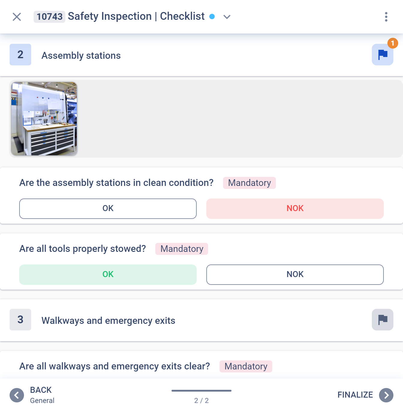 safety inspection for TPM