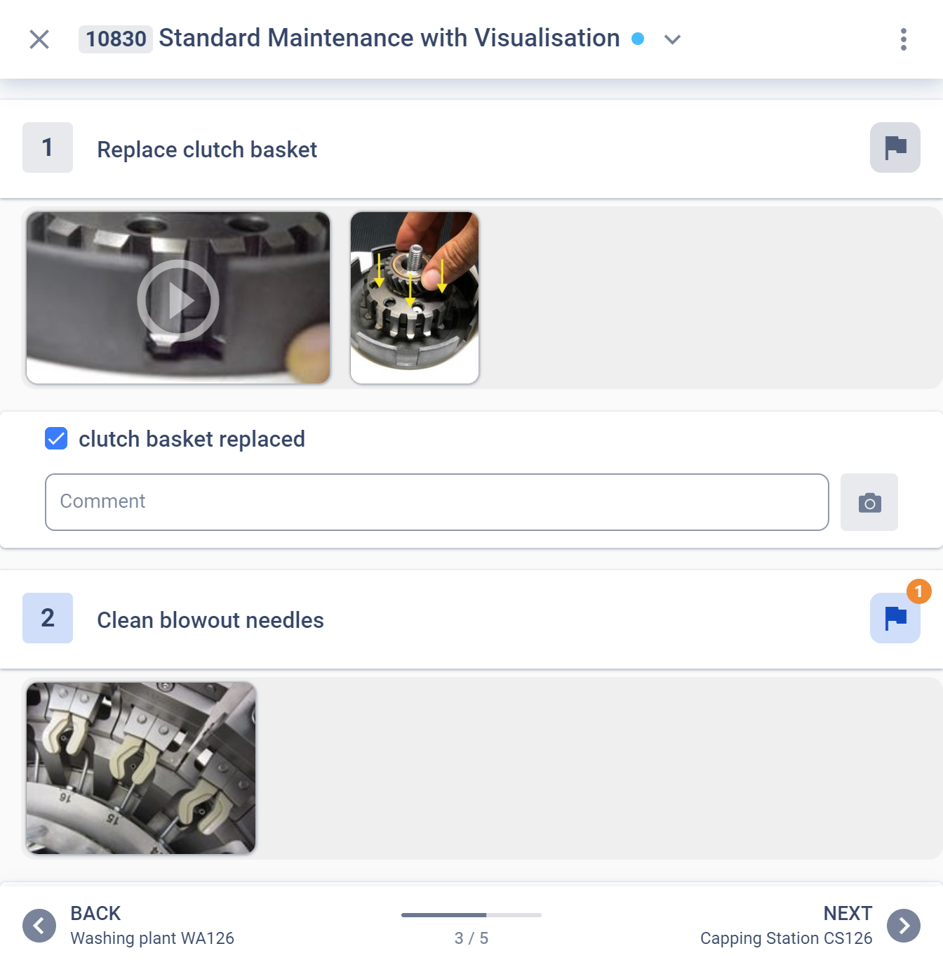 Digital preventive maintenance for control maintenance