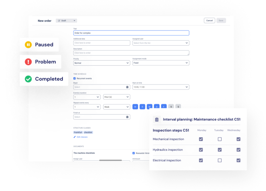 Reduced planning effort and more transparency