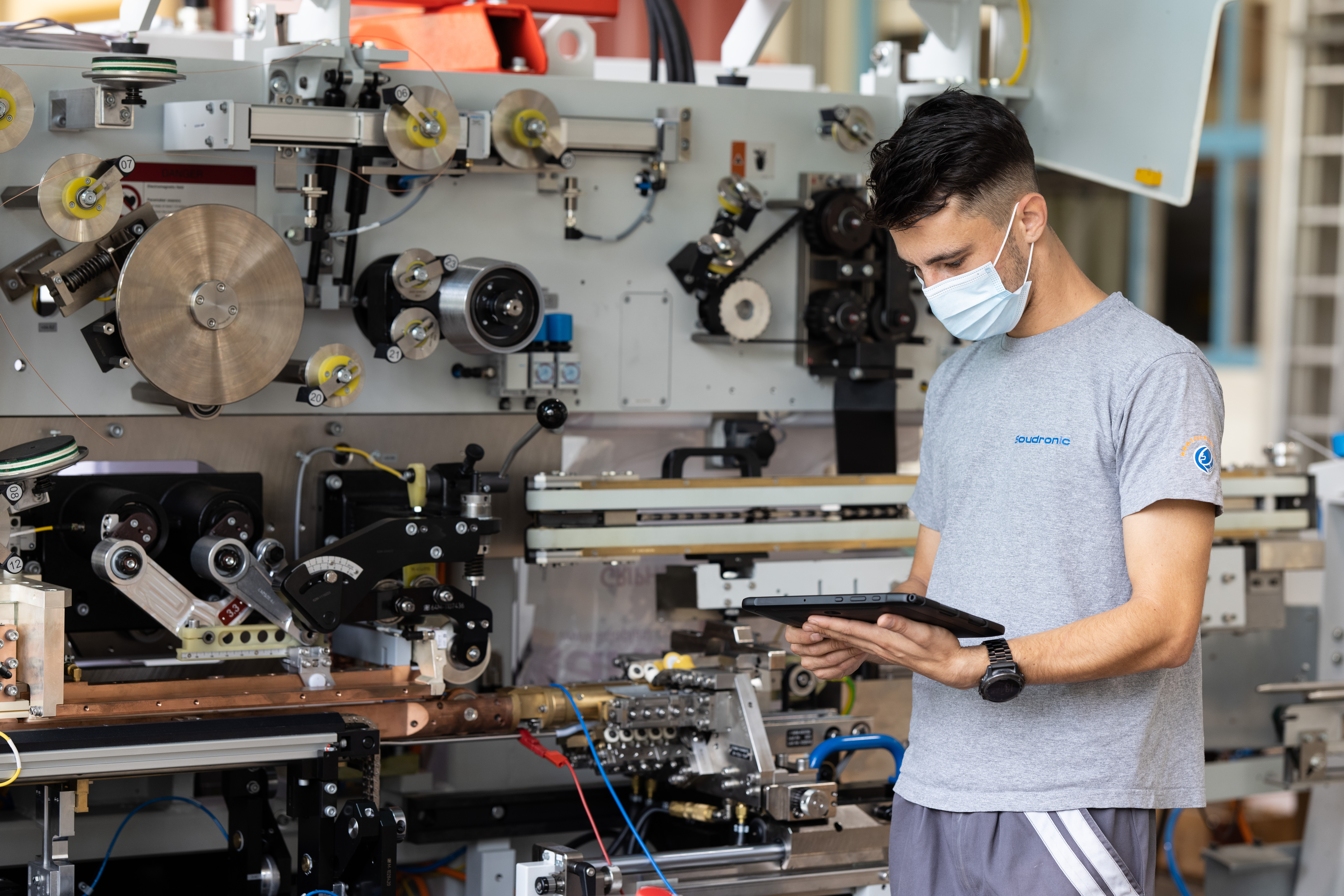 Soudronic employees use Operations1