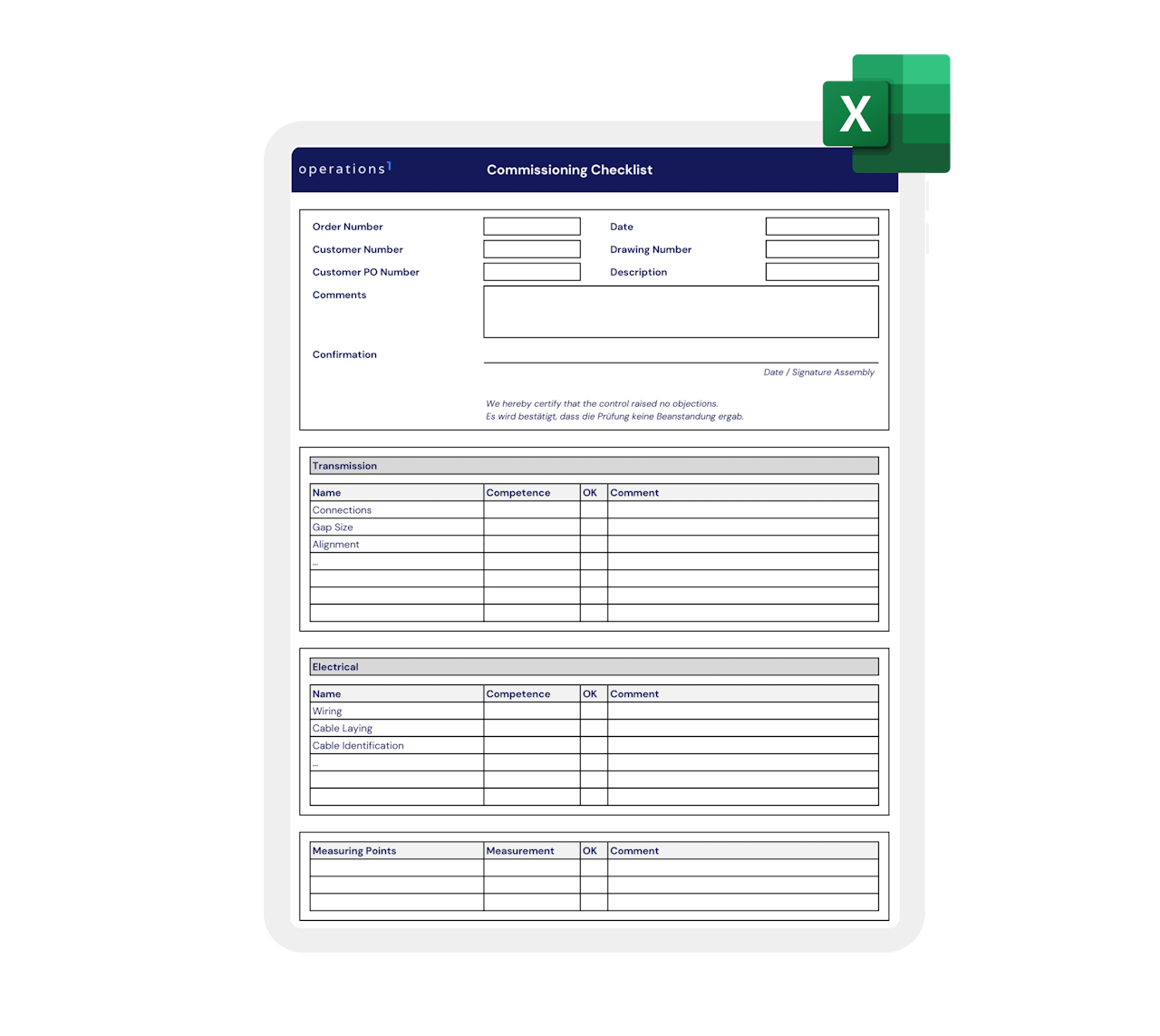 Commissioning Protocol Template Free Download